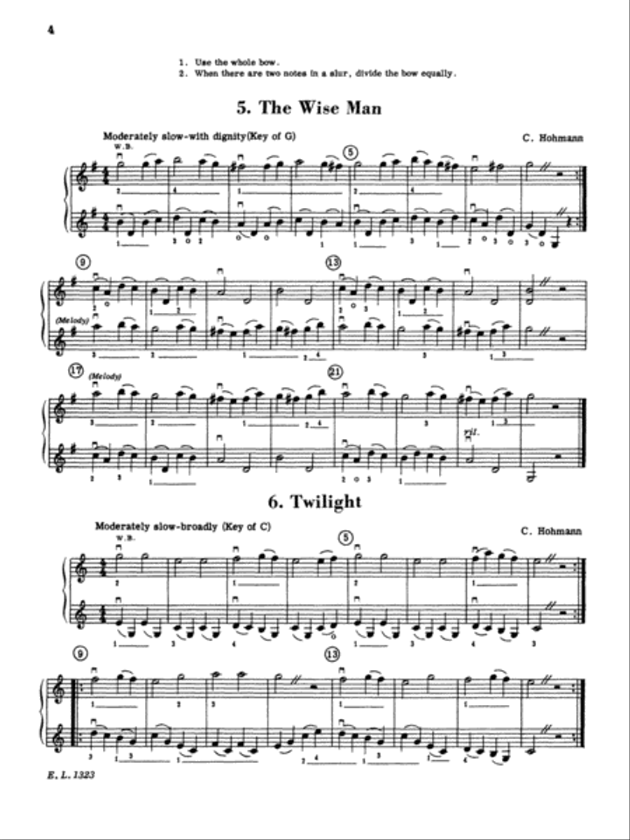 Beautiful Music for Two String Instruments, Book 1 Chamber Orchestra scores gallery preview page 2