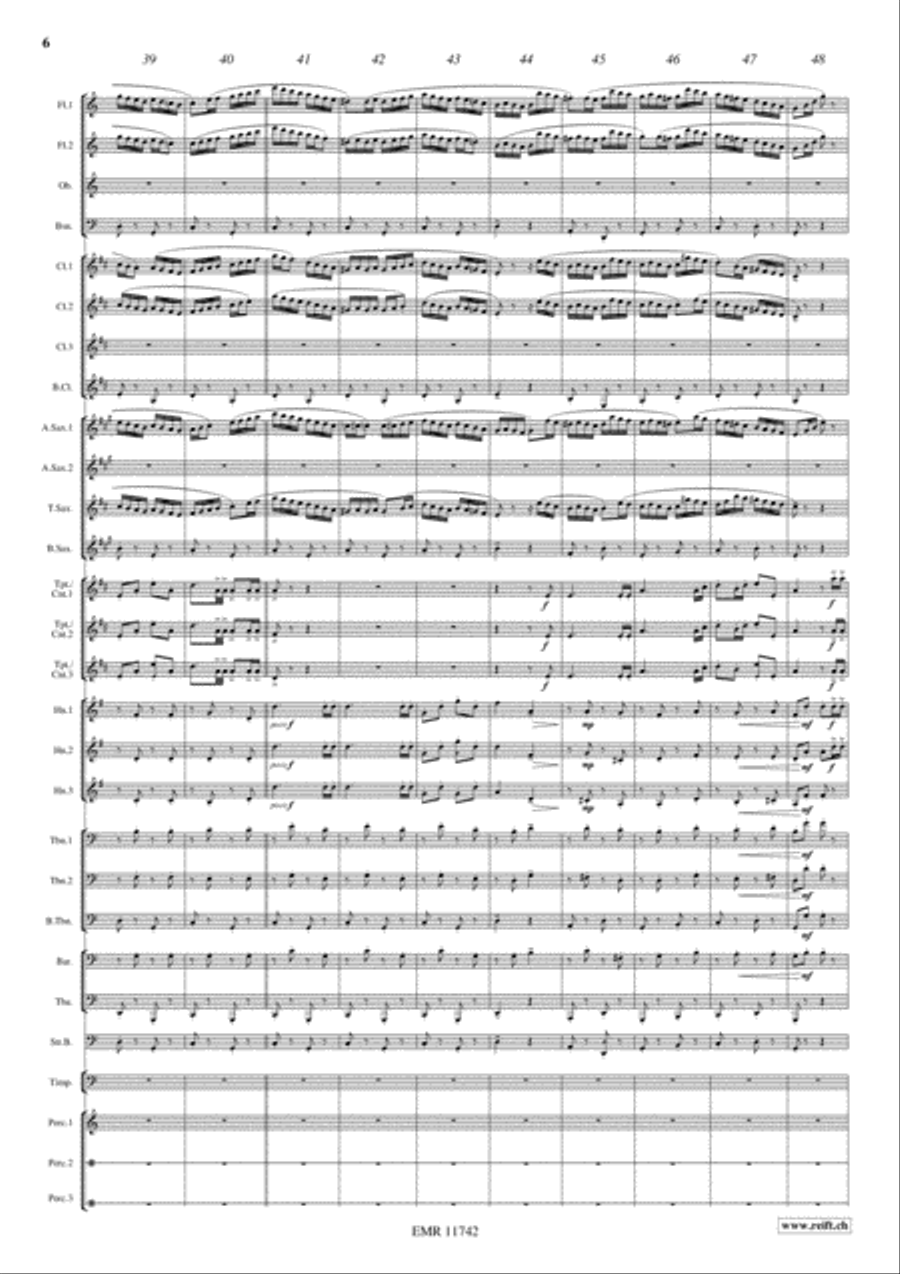 Italian Polka Concert Band scores gallery preview page 7