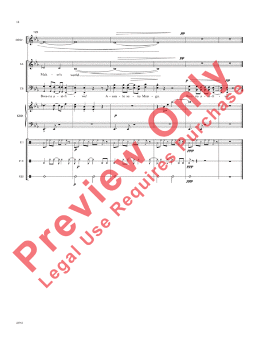 My Maker's World My Maker's World Choir scores gallery preview page 15