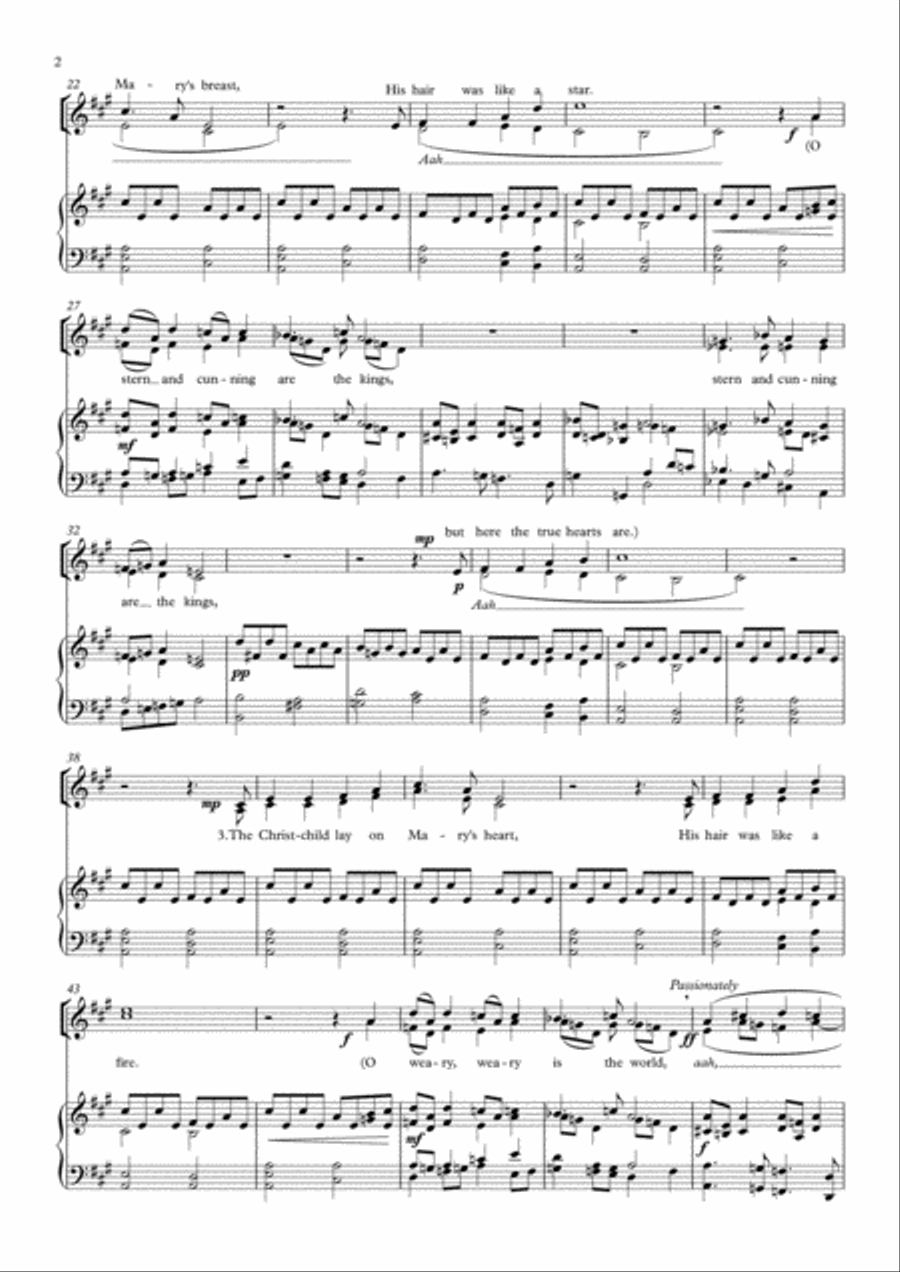 The Christ-Child (SSA) SSA scores gallery preview page 2