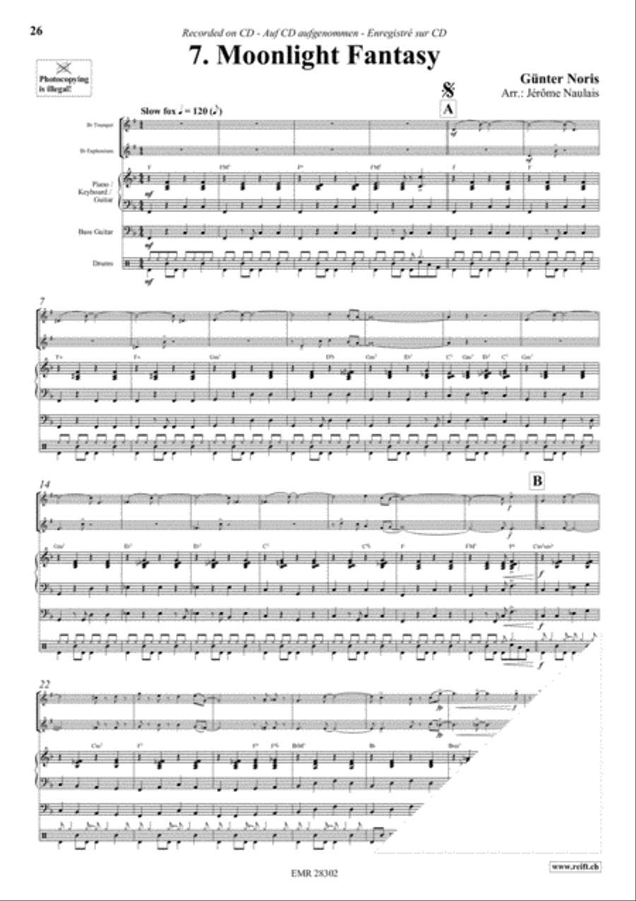 Let's Dance Volume 3 Brass Ensemble scores gallery preview page 9