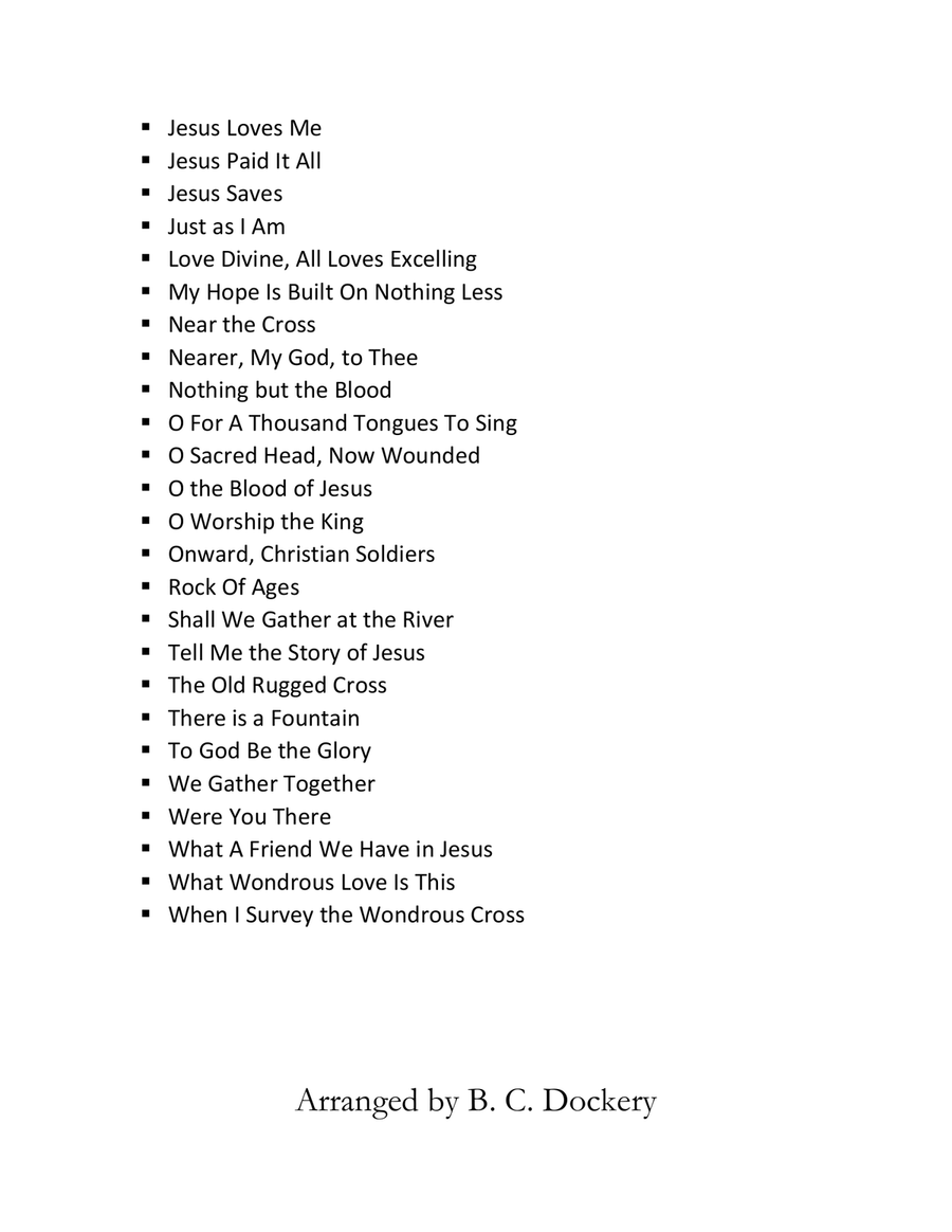 50 Greatest Hymns for Flute Solo with Piano Accompaniment Flute Solo scores gallery preview page 3