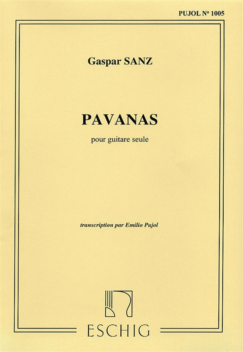Pavanas (Pujol 1005) Guitare