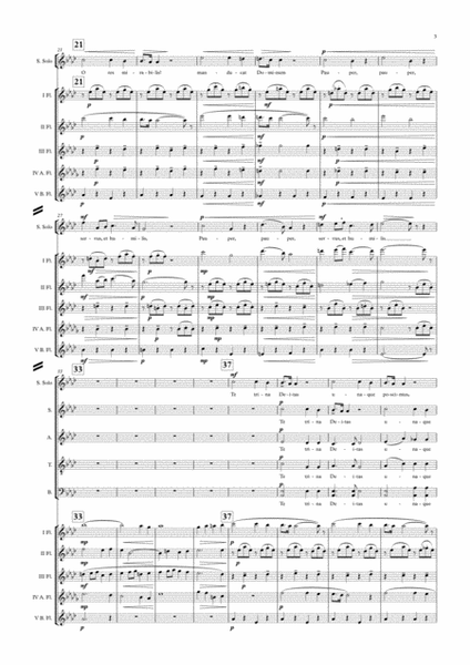 "Panis Angelicus" Flute Choir (Optional With Choir) arr. Adrian Wagner image number null