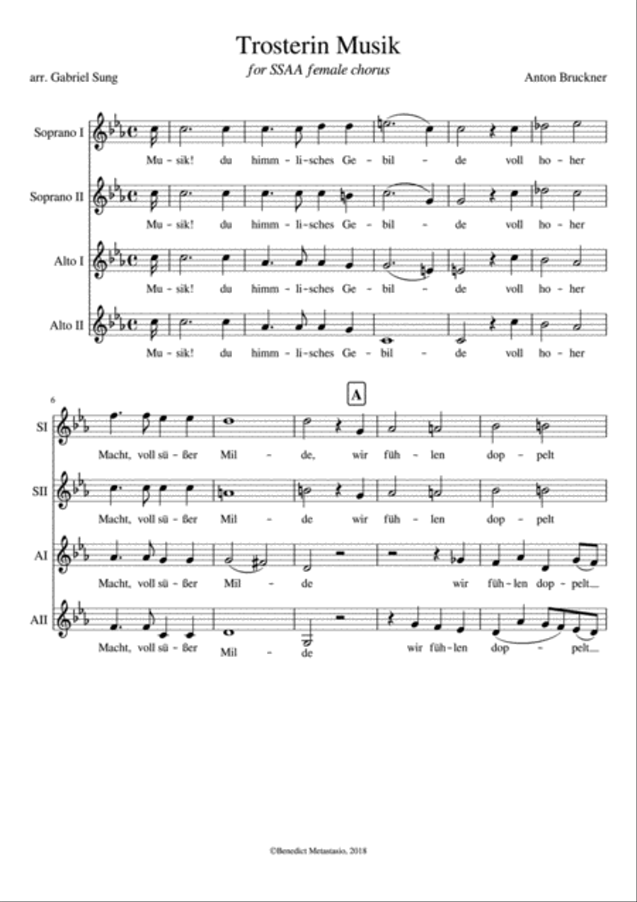 Trosterin Musik SSAA scores gallery preview page 1