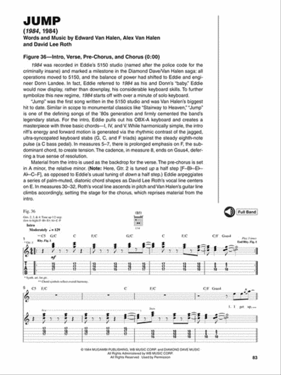 Van Halen – Signature Licks Electric Guitar scores gallery preview page 6