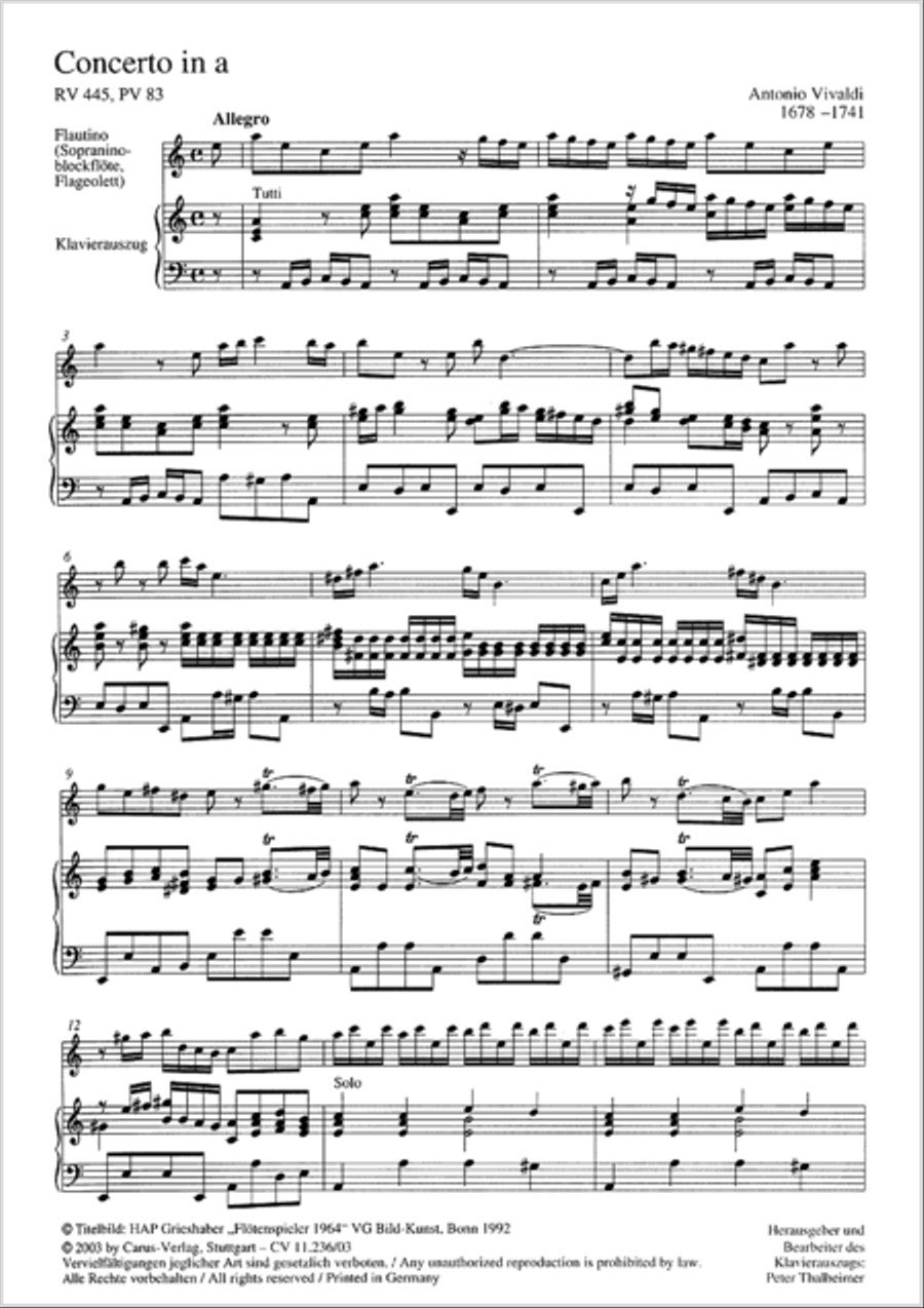 Concerto in A minor Cello scores gallery preview page 2
