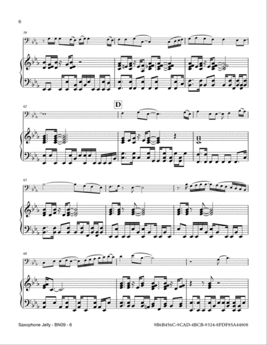Saxophone Jelly Saxophone Jelly Bassoon scores gallery preview page 6