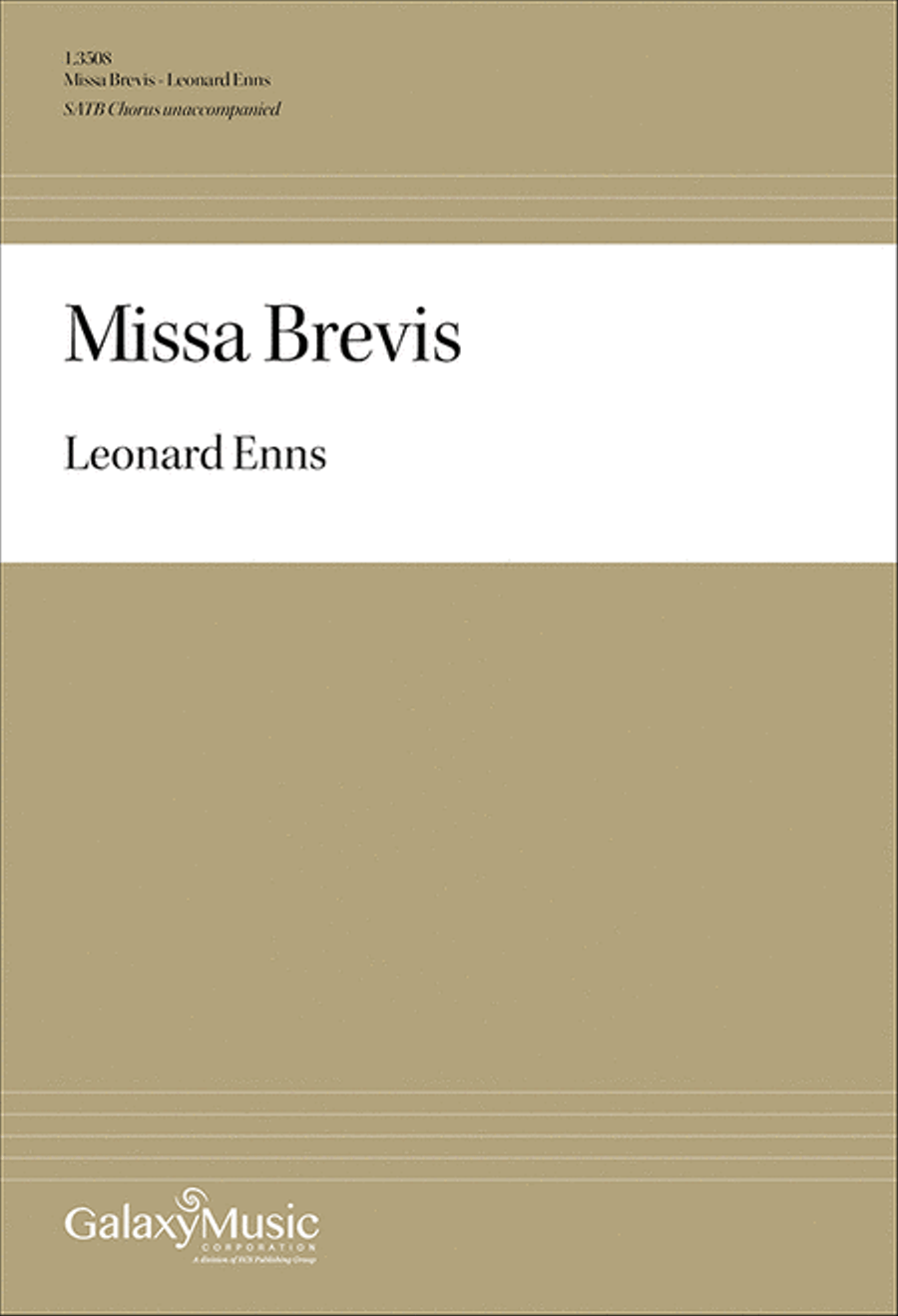 Missa Brevis Missa Brevis 4-Part scores gallery preview page 1