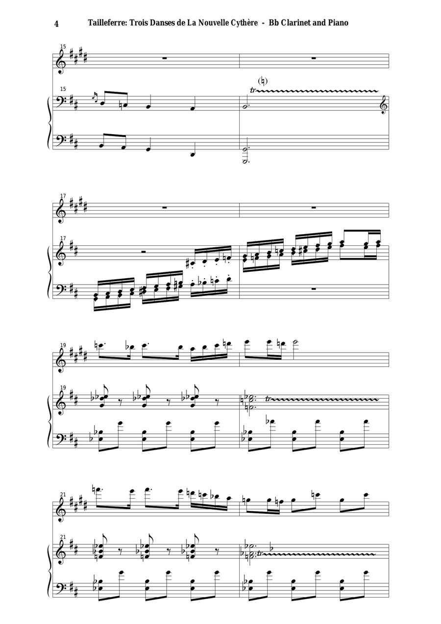 Germaine Tailleferre: Trois Danses de 
