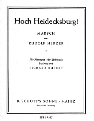 Hoch Heidecksburg Op. 10 Band Com