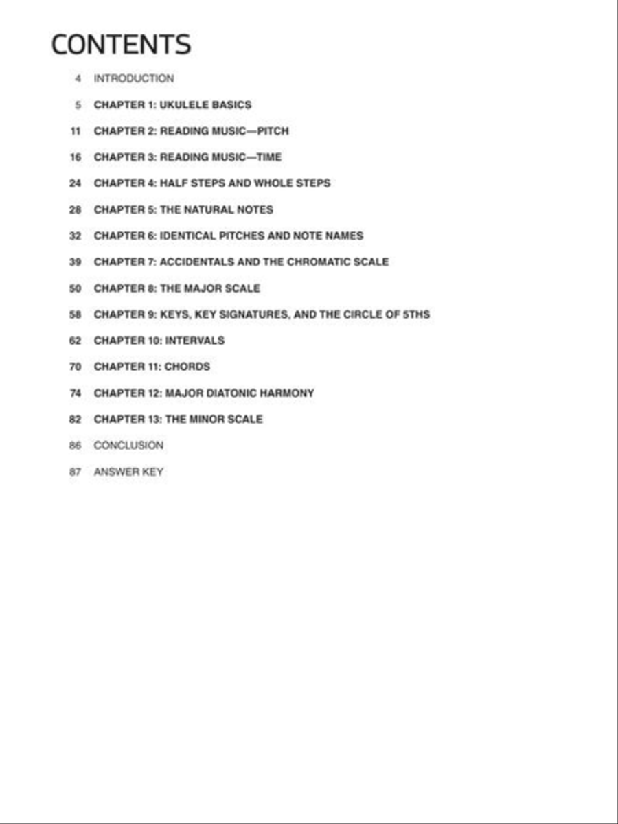 Ukulele Theory Workbook Ukulele Theory Workbook Ukulele scores gallery preview page 3