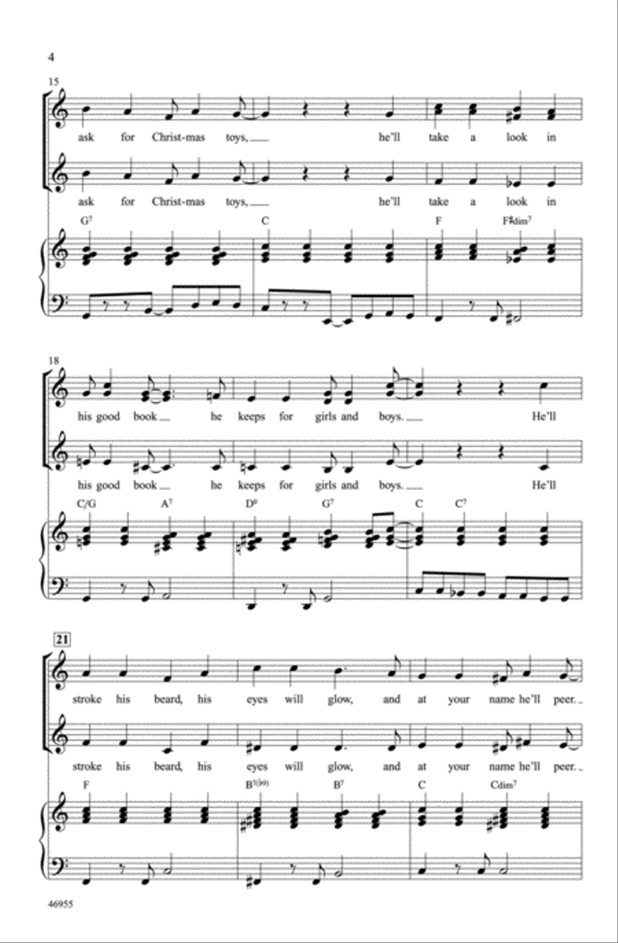 Rockin' Holidays! Choir scores gallery preview page 3