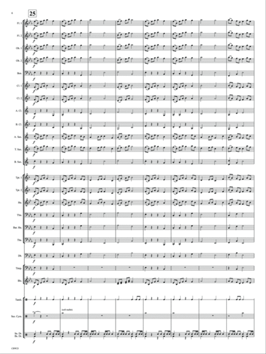 Heritage March Heritage March Concert Band scores gallery preview page 7