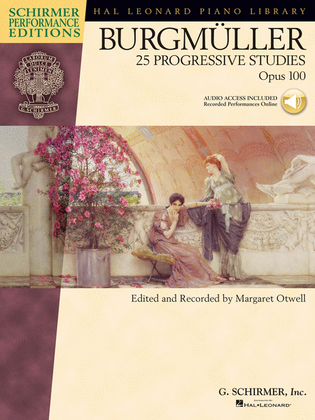 Book cover for Burgmüller – 25 Progressive Studies, Opus 100