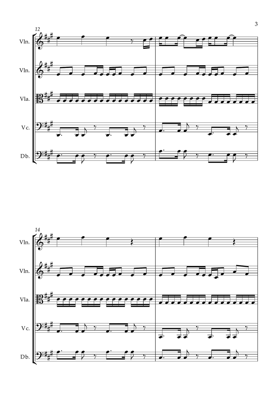 Come On Eileen String Orchestra scores gallery preview page 3