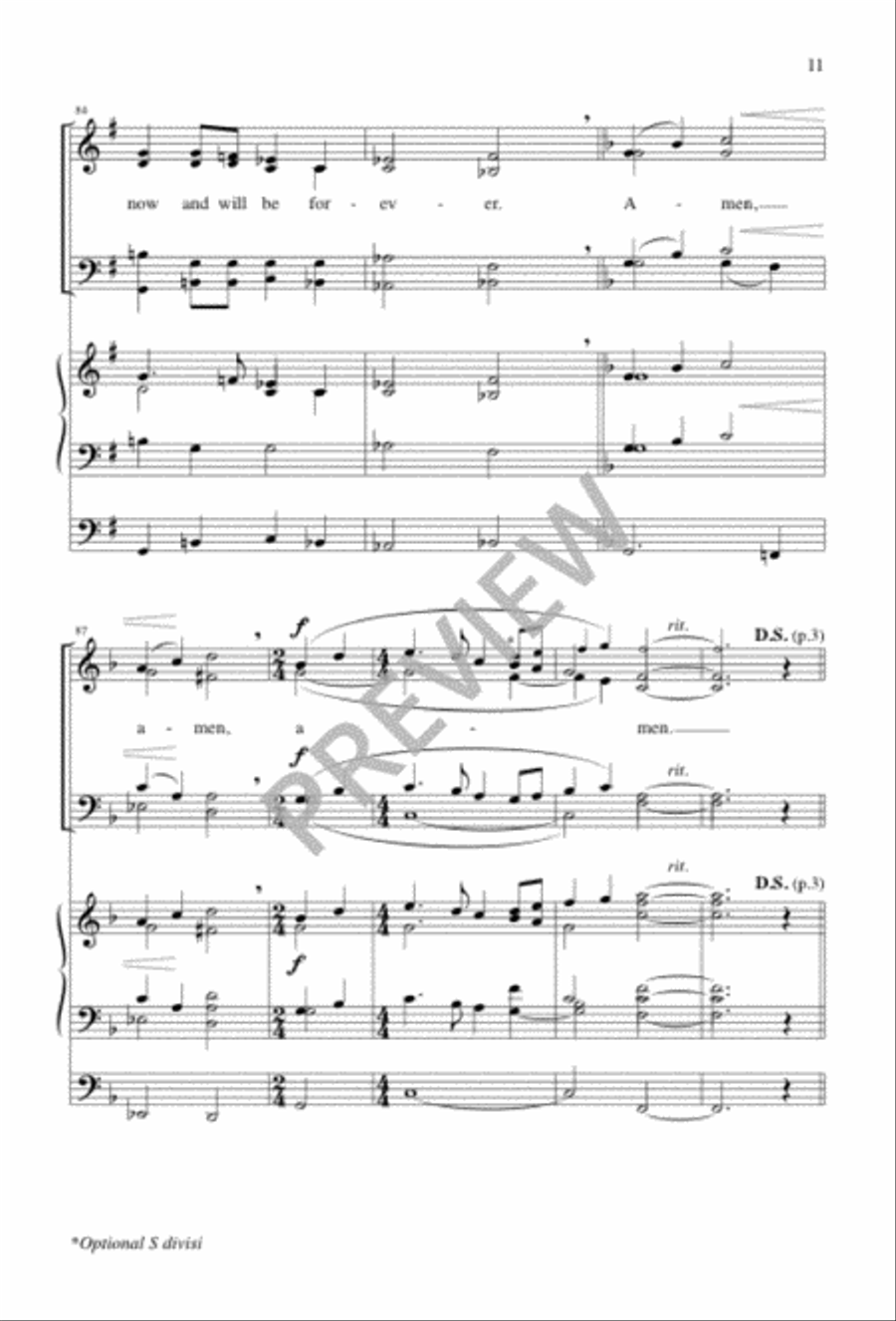 Sing to God a Joyful Song Sing to God a Joyful Song 4-Part scores gallery preview page 11