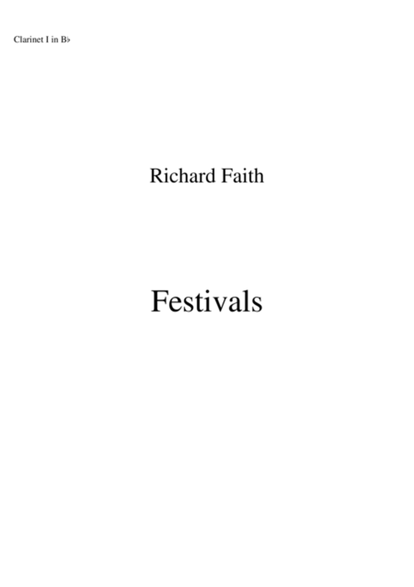 Richard Faith/László Veres: Festivals for concert band, Bb clarinet I part