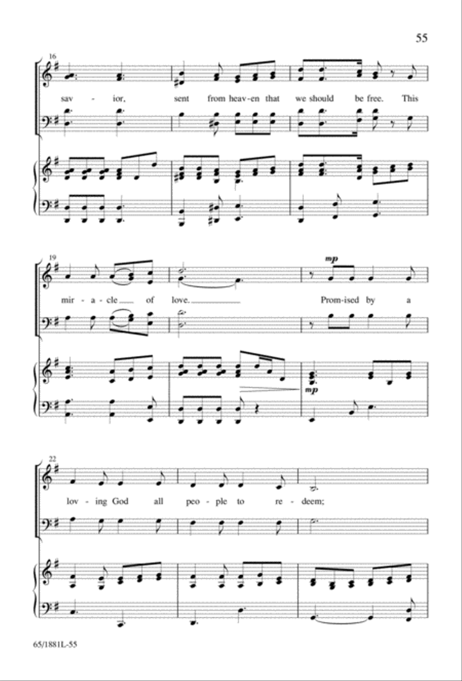 A Very Special Night A Very Special Night Unison Choir scores gallery preview page 57