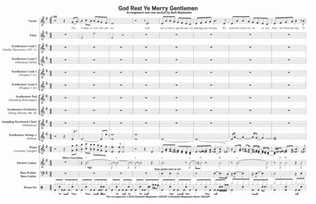 God Rest Ye Merry Gentlemen (Full Score 11x17)