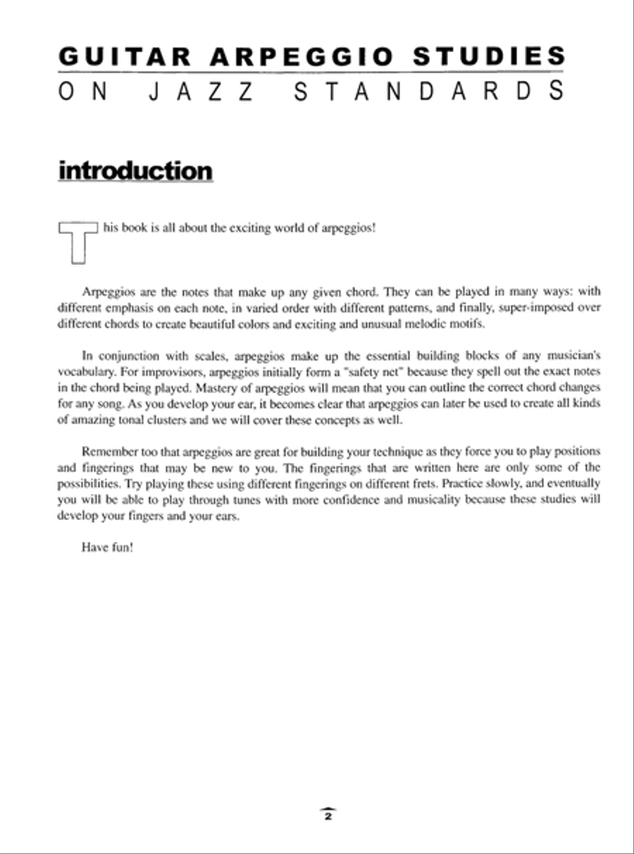 Guitar Arpeggio Studies on Jazz Standards, Mimi Fox Electric Guitar scores gallery preview page 3