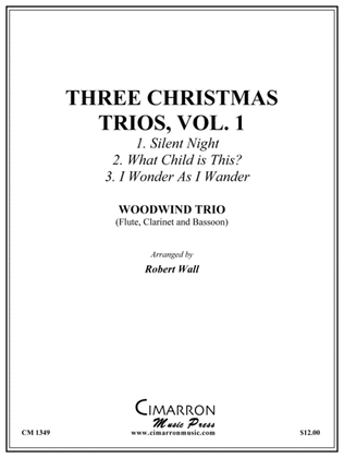 Book cover for Three Christmas Trios, vol. 1