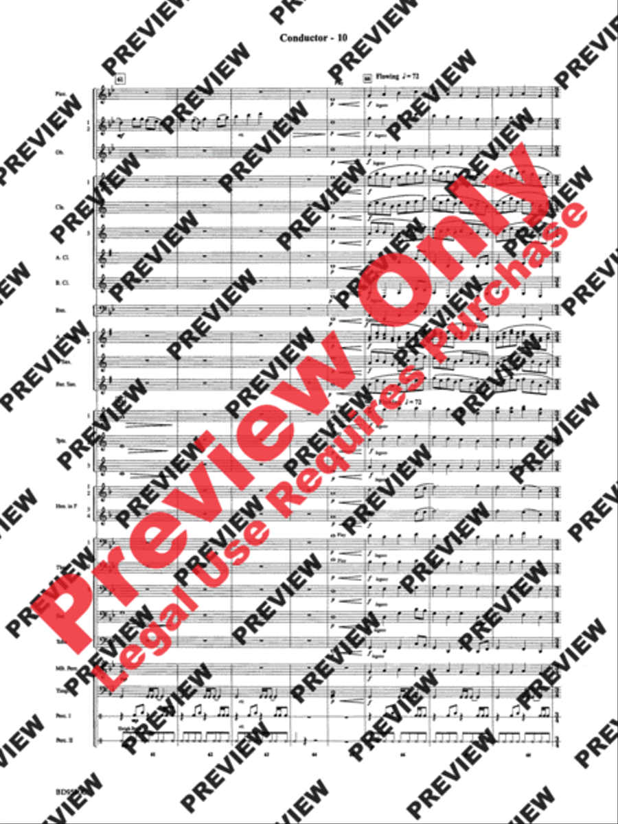 Twas in the Moon of Wintertime Concert Band scores gallery preview page 12
