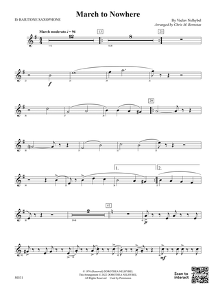 March to Nowhere: E-flat Baritone Saxophone