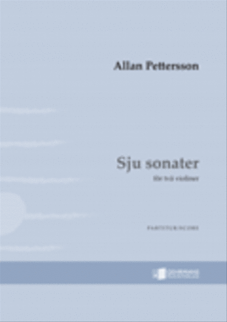 Sju Sonater Violin Solo scores gallery preview page 1