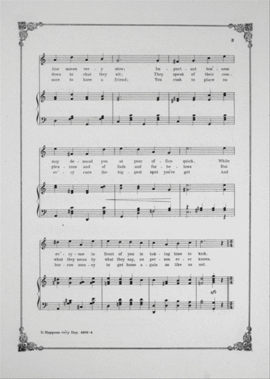 I Happens Every Da Voice scores gallery preview page 3