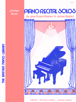 Book cover for Piano Recital Solos, Primer