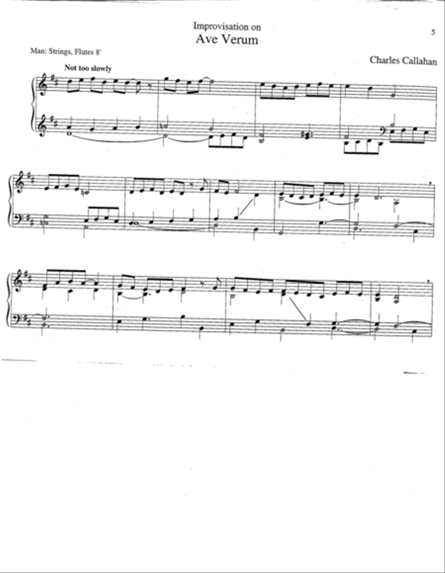 Chant-Based Hymns for Manuals Organ scores gallery preview page 3