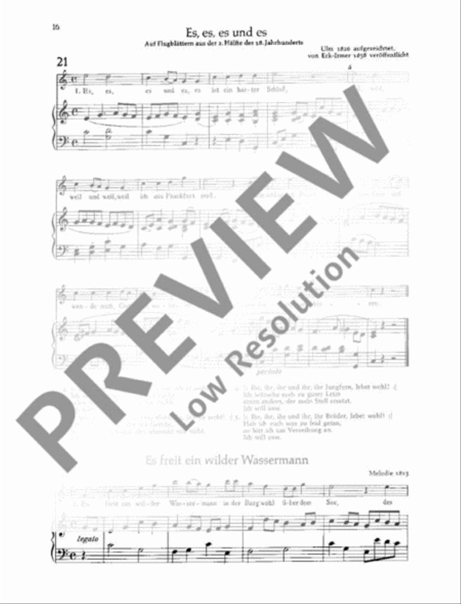 Deutsche Volkslieder Deutsche Volkslieder Flute scores gallery preview page 17