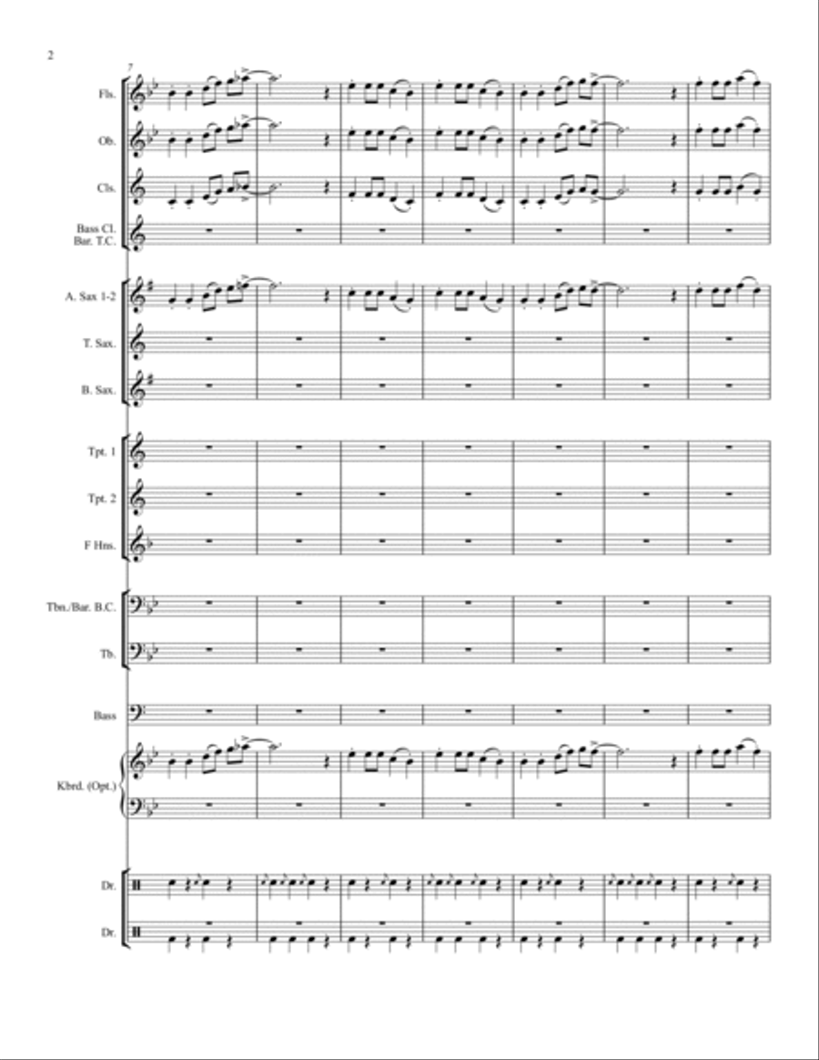 We've Got that Swing Thing Concert Band scores gallery preview page 3