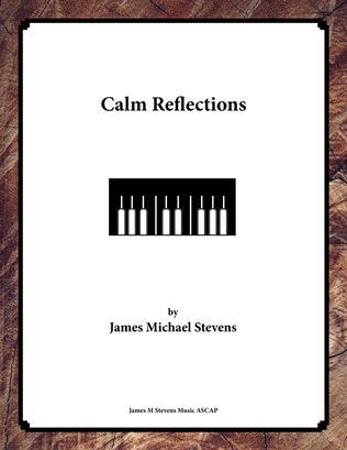 Book cover for Calm Reflections - Piano Solo