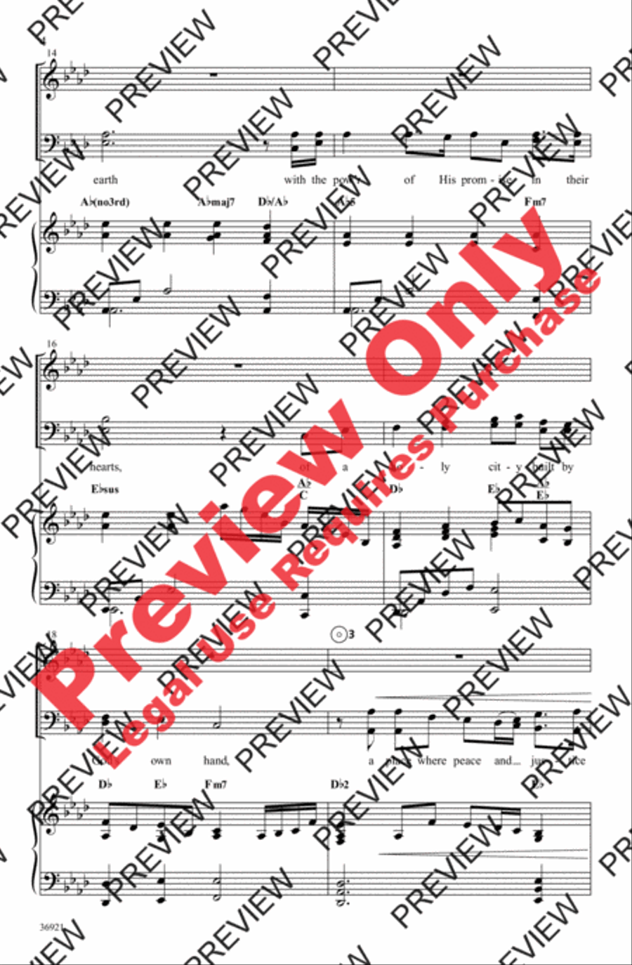 By Faith 4-Part scores gallery preview page 4