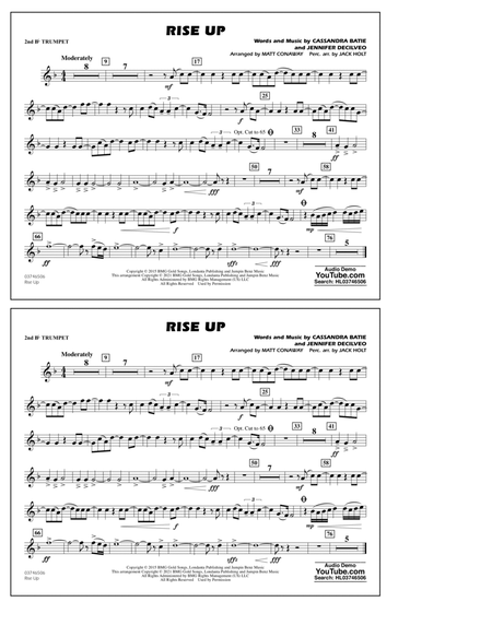 Rise Up (arr. Matt Conaway) - 2nd Bb Trumpet