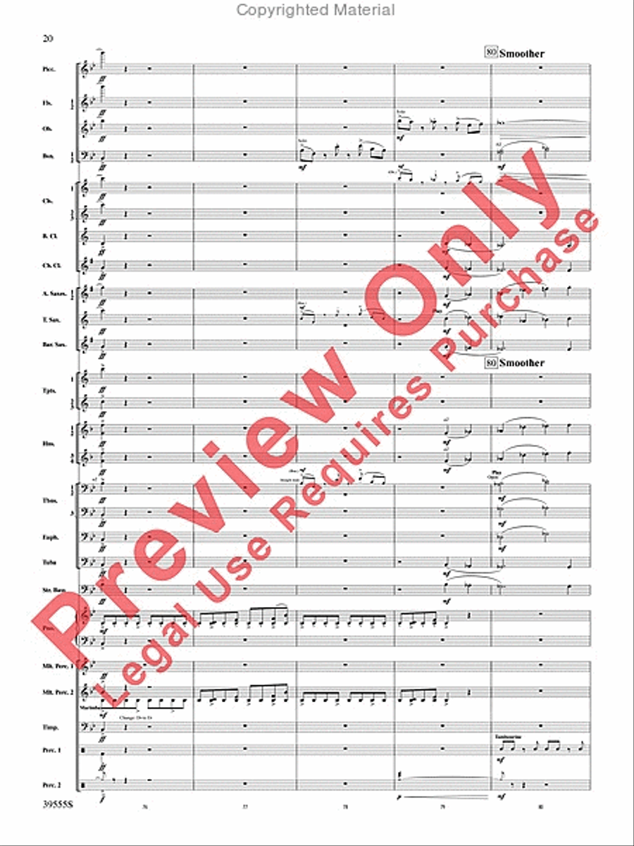 And Hope Led Them Home And Hope Led Them Home Concert Band scores gallery preview page 21