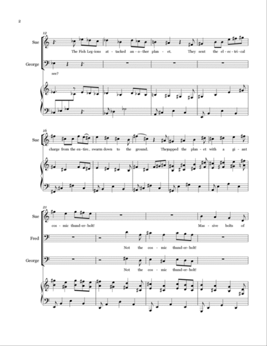 7/8 Don't Be Late: Starship Genius 4 Vocal Score Piano, Vocal, Guitar scores gallery preview page 2