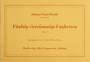 Book cover for Funfzig vierstimmige Fughetten II