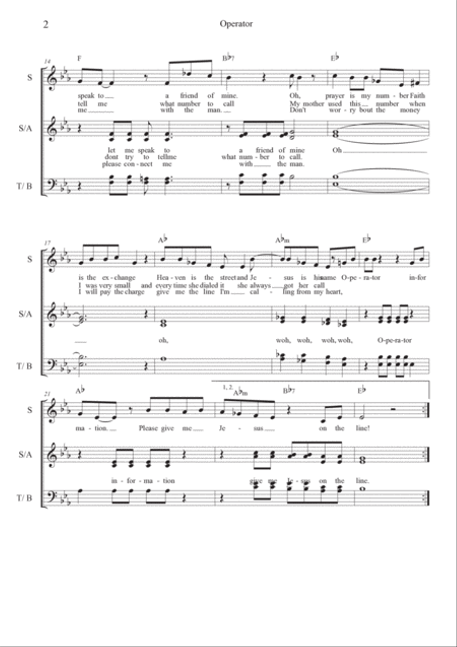 Operator 4-Part scores gallery preview page 2