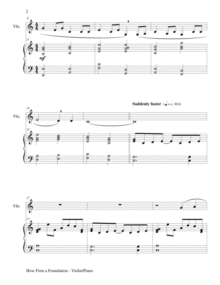 3 HYMNS OF ASSURANCE (for Violin and Piano with Score/Parts) image number null