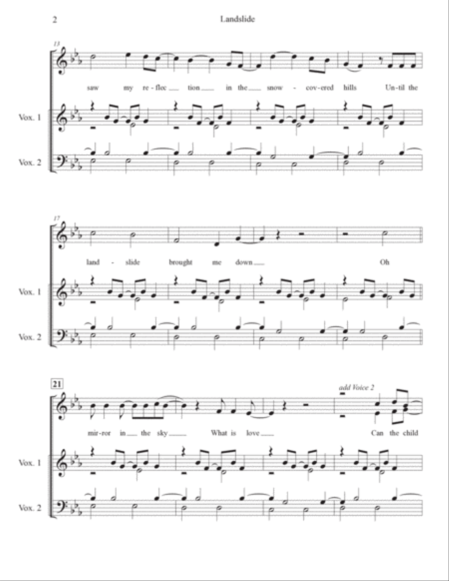 Landslide 4-Part scores gallery preview page 2