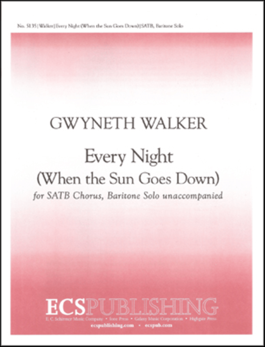 Every Night (When the Sun Goes Down) 4-Part scores gallery preview page 1