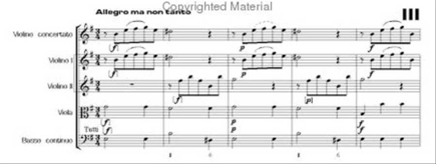 Concerto in E minor Orchestra scores gallery preview page 4