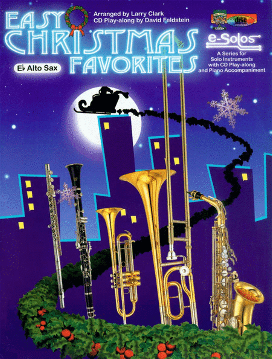 Easy Christmas Favorites Alto Saxophone scores gallery preview page 1