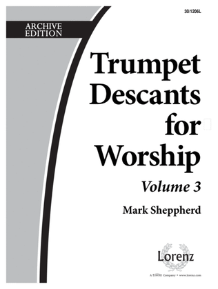 Book cover for Trumpet Descants for Worship III