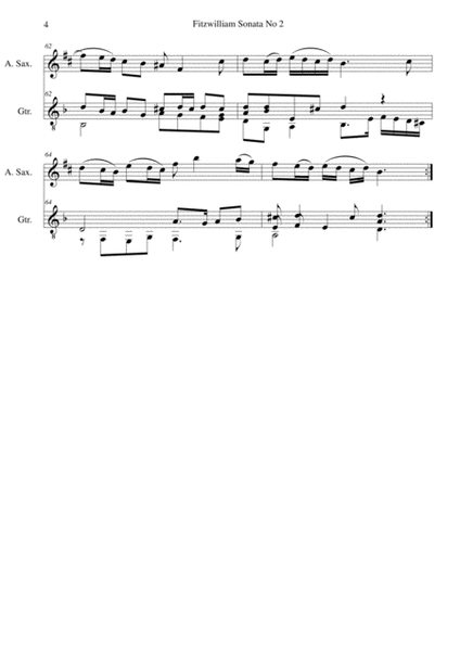 Fitzwilliam Sonata No 2 for alto saxophone and guitar image number null