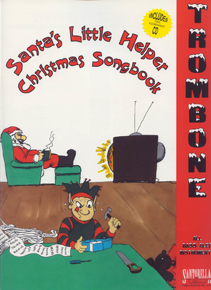 Book cover for Santa's Little Helper for Trombone with CD