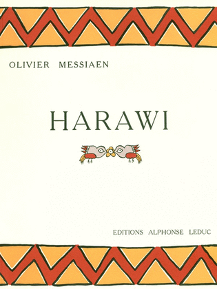 Book cover for Harawi Pour Chant Et Piano